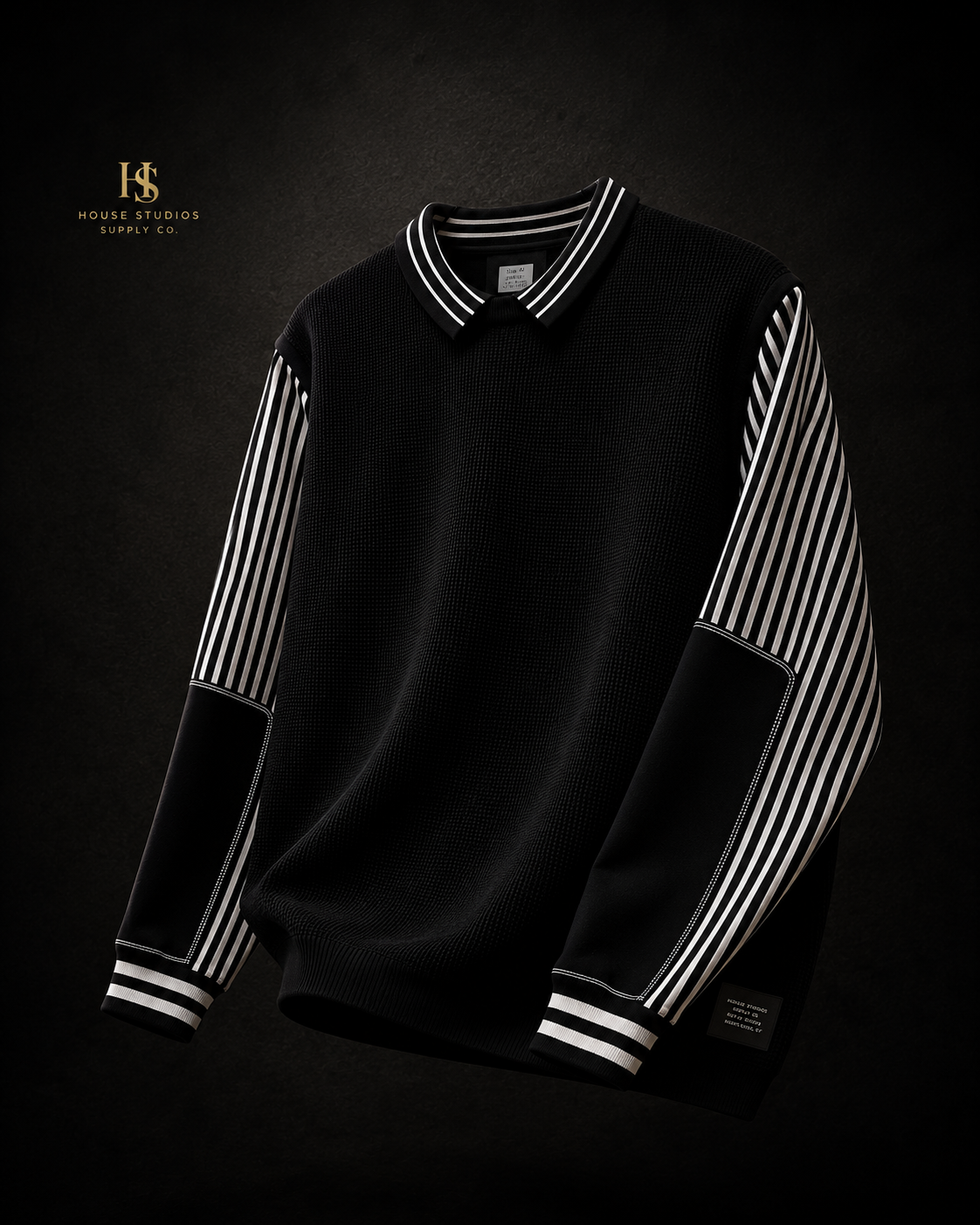 Jersey de Punto para Hombre con Cuello Camisero – Estilo Casual