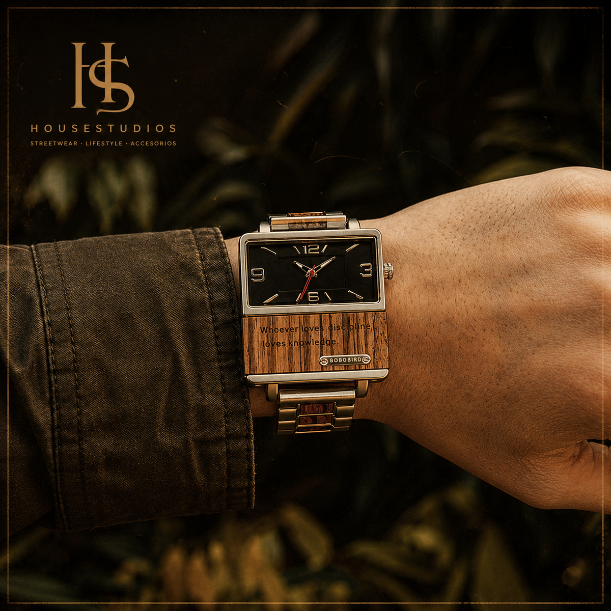 Reloj de Madera T95 para Hombre - HS
