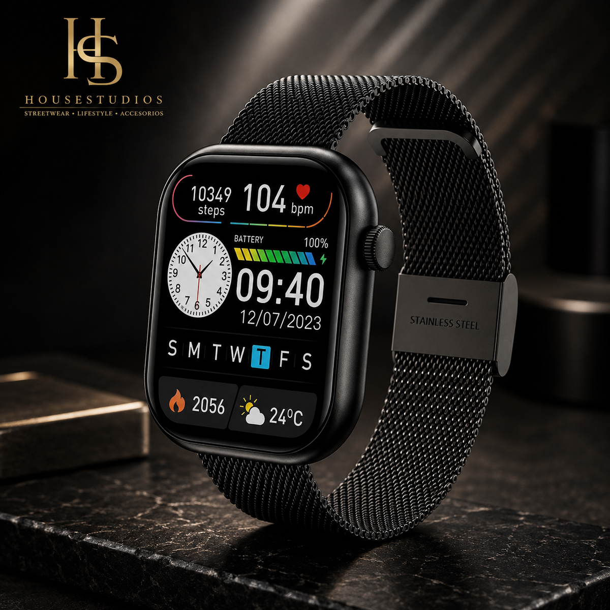 Smartwatch Multifuncional con Control de Cámara y Bluetooth
