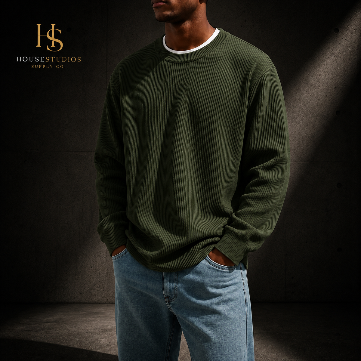 Buzo Oversize Premium Corderoy Crudo