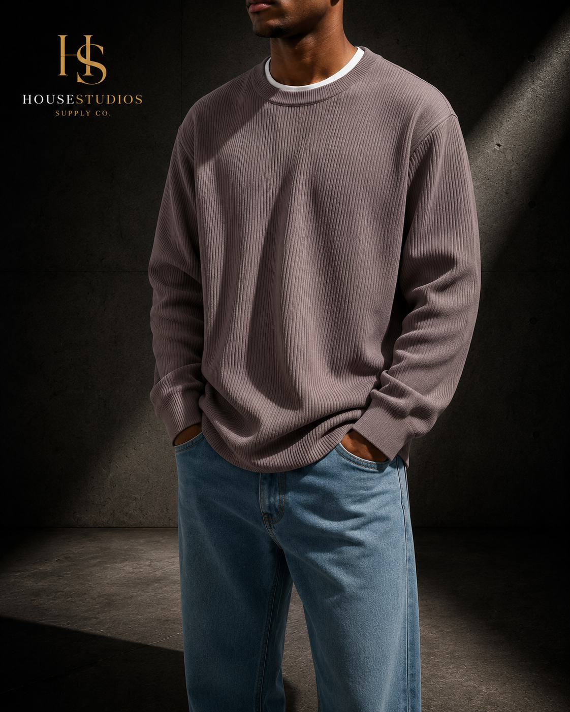 Buzo Oversize Premium Corderoy Crudo