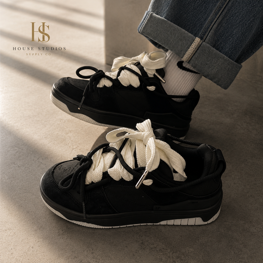Zapatillas Urbanas Platform Negras | HouseStudios